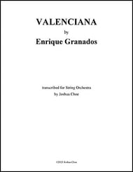 12 Danzas espanolas: Valenciana Orchestra sheet music cover Thumbnail